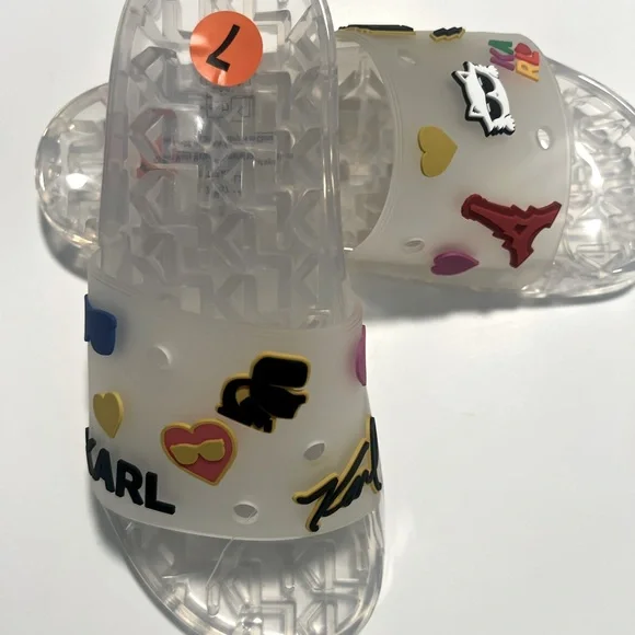 KARL LAGERFELD - PARIS - CLEAR POOL SLIDES - Picture 3 of 4